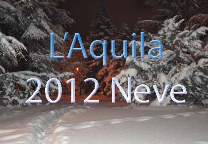 The 2012 Snowfall in L'Aquila
