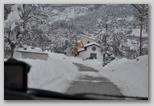 La nevicata del 3 febbraio 2012: le foto scattate domenica a L'Aquila e dintorni. La zona di Scoppito sotto il Monte Calvo.