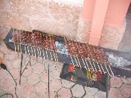 Gli arrosticini di pecora