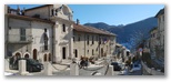 El pueblo de Opi, en el Parque Nacional de los Abruzos, Lacio y Molise