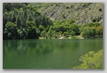 Lago di San Domenico, tra le Gole del Sagittario, tra Anversa degli Abruzzi e Villalago ai margini del Parco Nazionale d'Abruzzo, Lazio e Molise