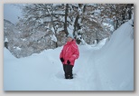 La nevicata del 3 febbraio 2012: le foto scattate domenica a L'Aquila e dintorni. La zona di Scoppito sotto il Monte Calvo.