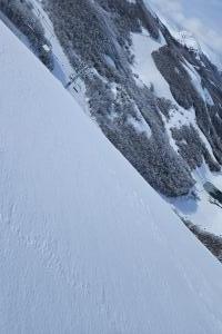 Vom Piazzale della Brecciara zum Gipfel des Monte Rotondo über die Piste Vergine und anschließend das Off‑Piste Falco
