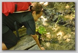 Pietracamela during the summer season. A walk towards Prati di Tivo from 950 to 1450 meters.