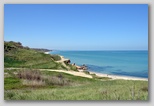 Riserva Naturale di Punta Aderci nella zona dei Trabocchi nel sud dell'Abruzzo.