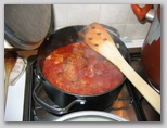 Gli gnocchi fatti in casa al sugo di castrato