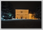 The Basilica of Santa Maria di Collemaggio in L'Aquila.
