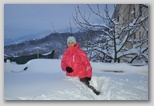 La nevicata del 3 febbraio 2012: le foto scattate domenica a L'Aquila e dintorni. La zona di Scoppito sotto il Monte Calvo.