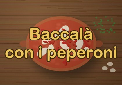 Baccalà con i peperoni