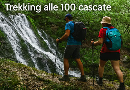 Mappa delle Cento Cascate