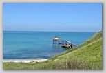 Riserva Naturale di Punta Aderci nella zona dei Trabocchi nel sud dell'Abruzzo.
