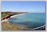 Riserva Naturale di Punta Aderci nella zona dei Trabocchi nel sud dell'Abruzzo.