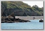 Riserva Naturale di Punta Aderci nella zona dei Trabocchi nel sud dell'Abruzzo.